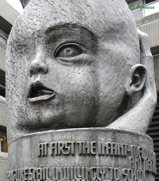 At first the infant...