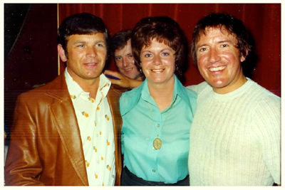 Peter's parents with Roy Castle