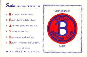 Butlin Beaver Club Rules