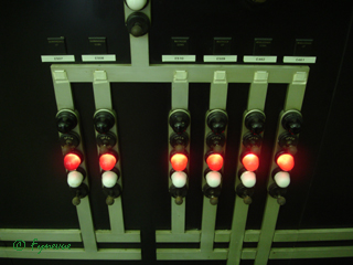 A close up of one of the panels. A close up of one of the panels.
